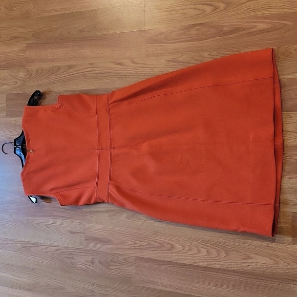 Tory Burch Orange Midi Dress - Picture 8 of 9